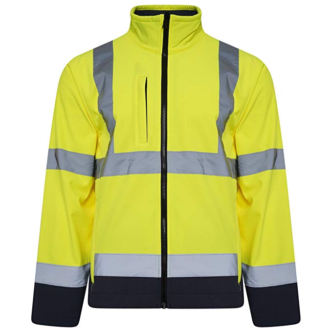 Hi Vis Two Tone Softshell JACKET - SuperStuff Workwear