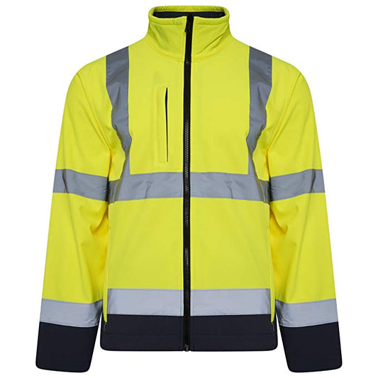 Hi Vis Two Tone Softshell JACKET - SuperStuff Workwear