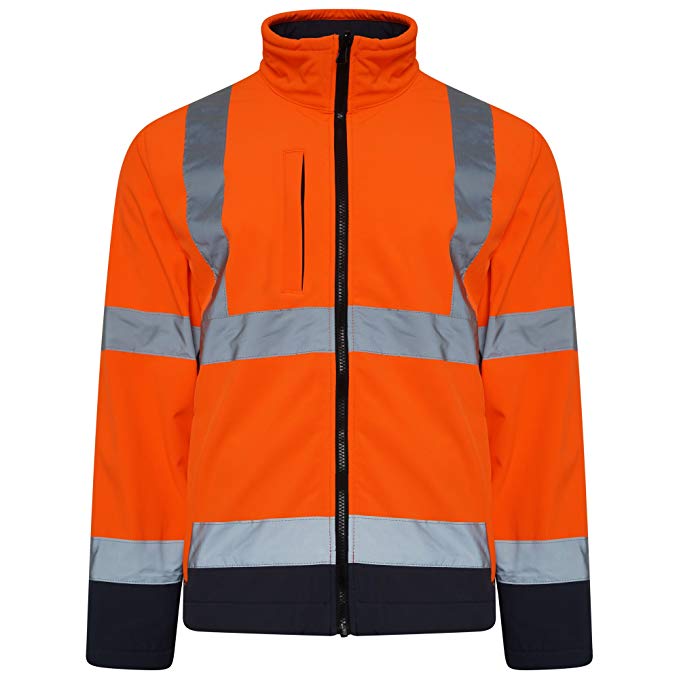 Hi Vis Two Tone Softshell JACKET - SuperStuff Workwear