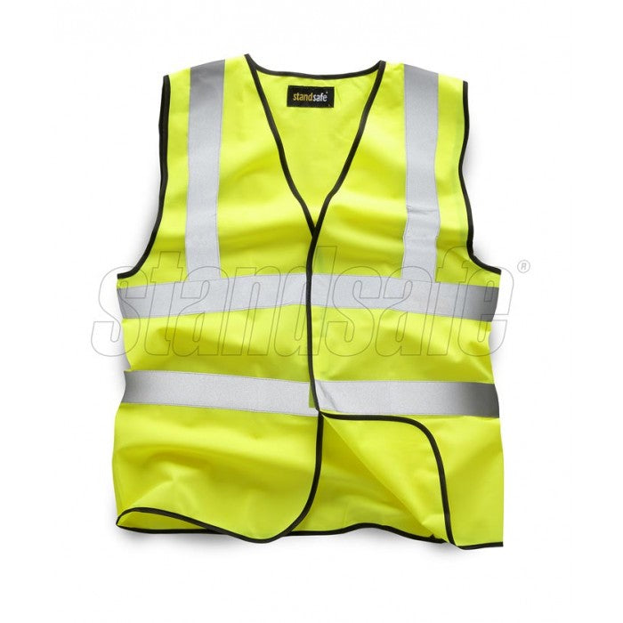 Orange Hi Vis Vest EN ISO 20471 GO/RT 3279/RIS-3279-TOM - SuperStuff Workwear