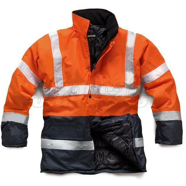 Hi Vis 2 Tone Parka EN ISO 20471 - SuperStuff Workwear