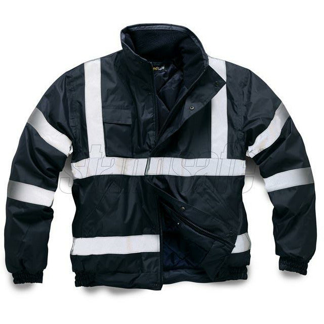 Navy Bomber Security Jacket EN 343 - SuperStuff Workwear