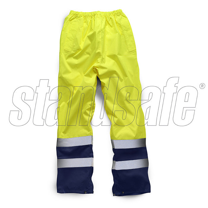 Orange Hi Vis Two Tone Overtrouser EN ISO 20471 - SuperStuff Workwear