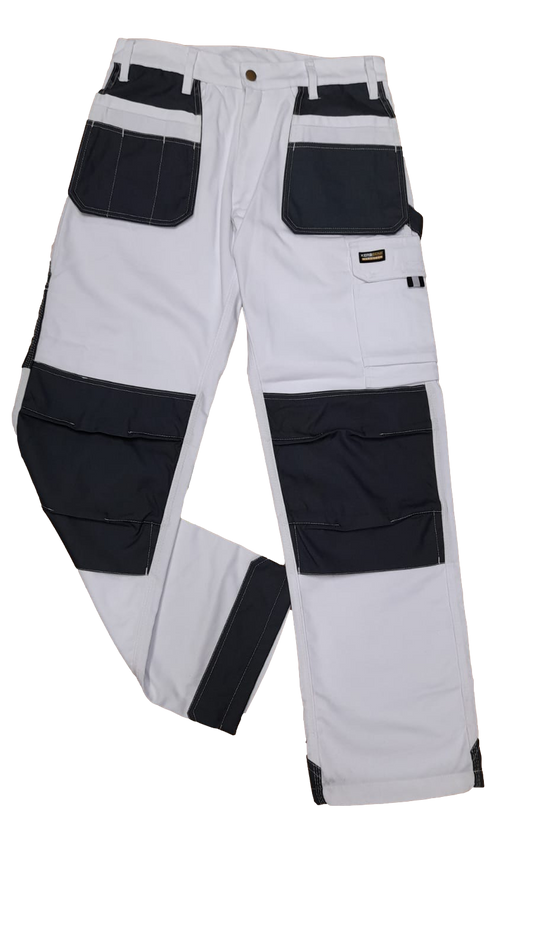 Kerosene® Painters White/Grey Excel Trouser