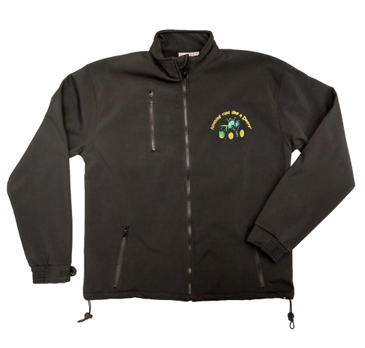 Green Tractor Embroidered Adults Softshell Jacket