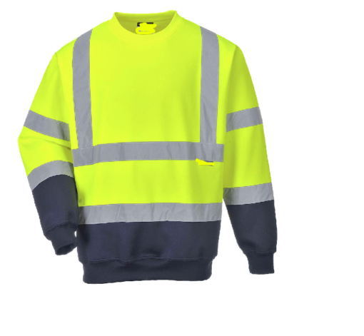 Hi Vis Two Tone Sweatshirt EN ISO 20471