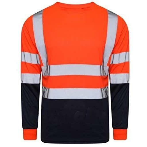 Long Sleeve Hi Vis Two Tone T-Shirt EN ISO 20471 - SuperStuff Workwear