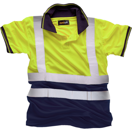 Hi Vis Two Tone Polo Shirt EN ISO 20471