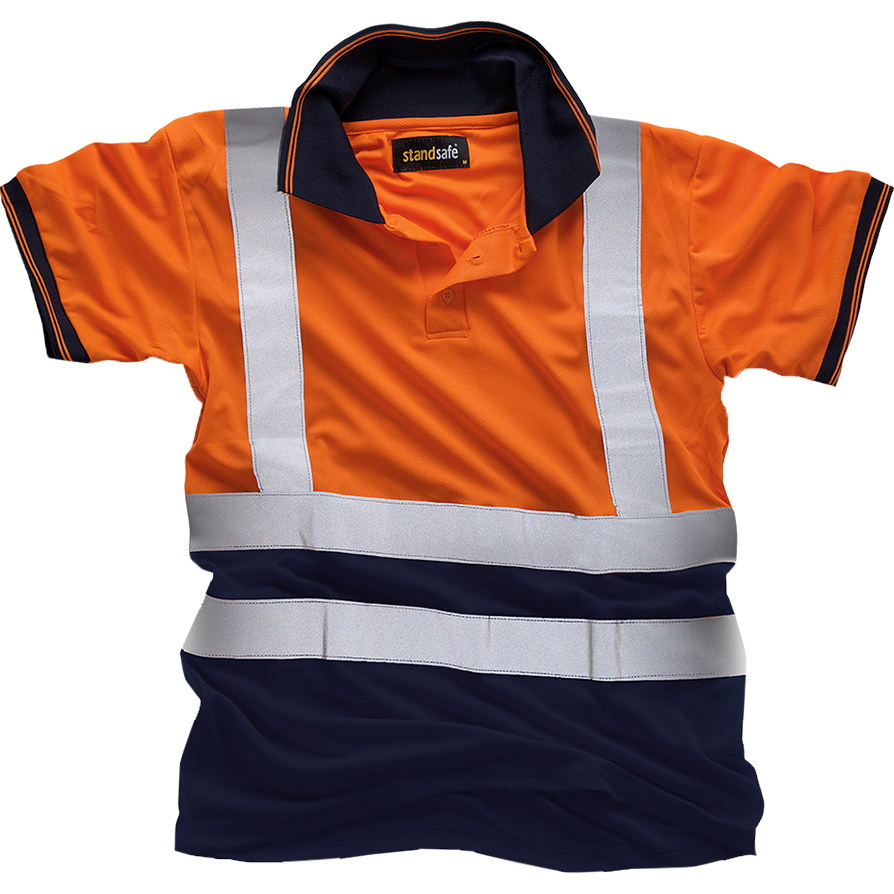 Hi Vis Two Tone Polo Shirt EN ISO 20471