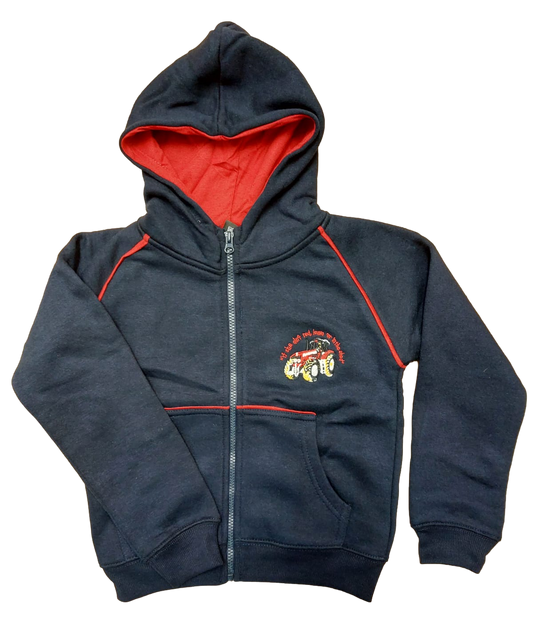 Kids Red Tractor Zipper